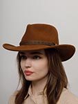 Шляпа BAILEY арт. W05LFJ FIREHOLE (коньячный)